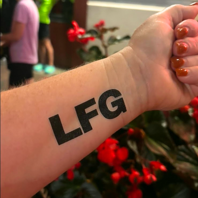 LFG Mantra Tattoo