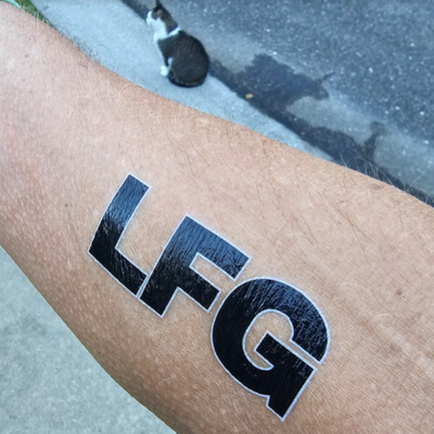 LFG Mantra Tattoo