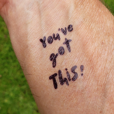 You've Got This Mantra Tattoo - New 2 x 2 Size