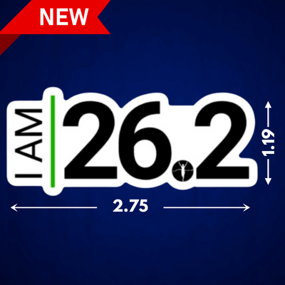 I AM 26.2 Sticker