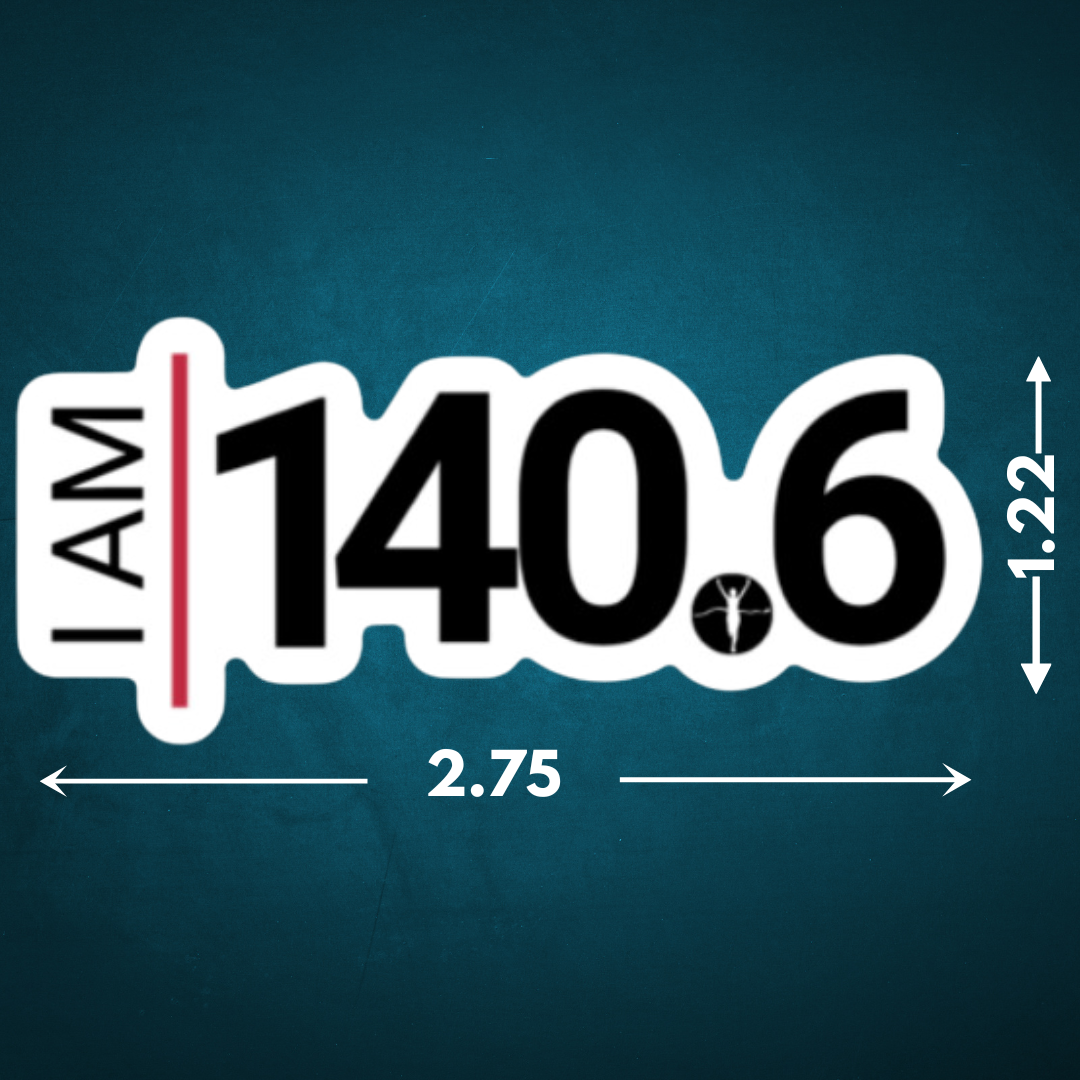 I AM 140.6 - Sticker