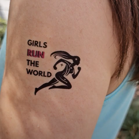 NEW - "Girls Run The World" Tattoo - Limited Edition