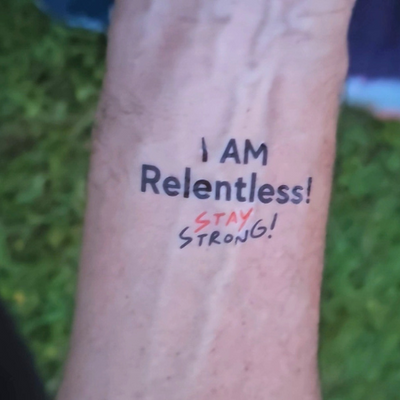 I Am Relentless Mantra Tattoo – My Race Tatts
