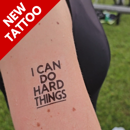 NEW - I Can Do Hard Things Tattoo