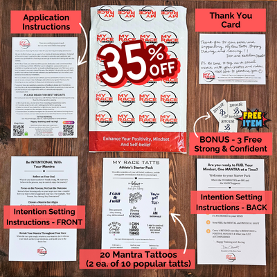 Athlete Starter Pack (Save 35%) 20 Tattoos