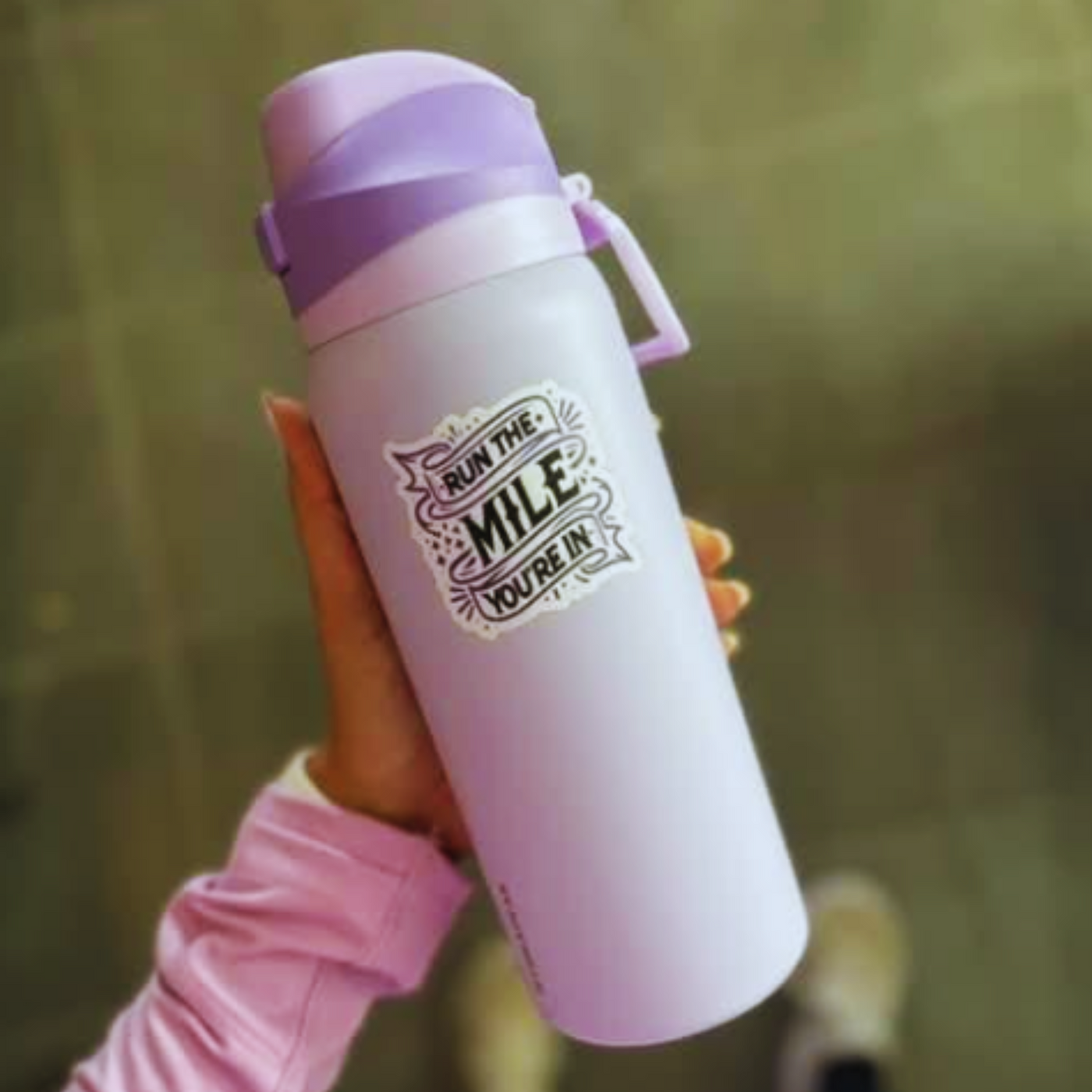 Run the Mile You're In - sticker