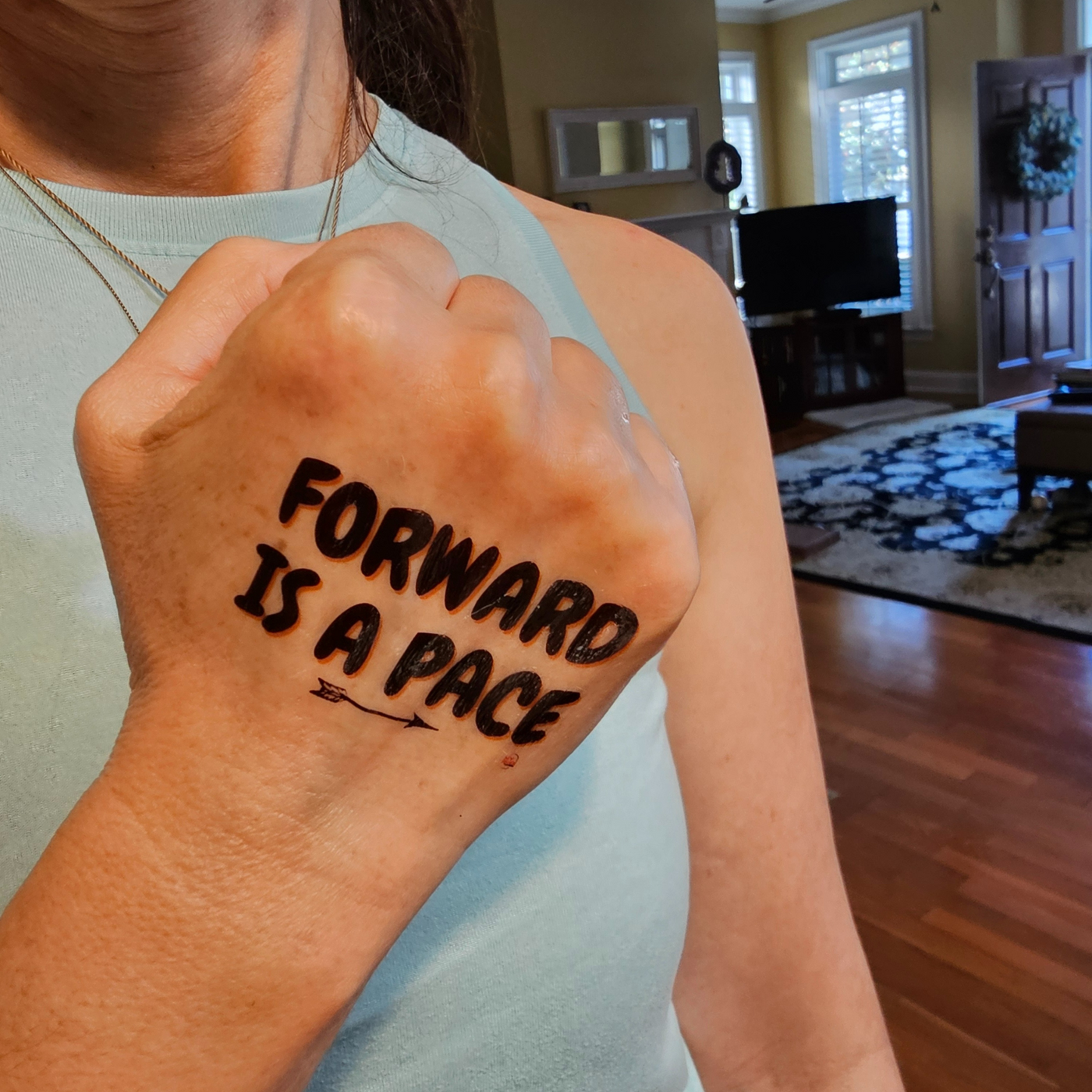 Forward is a Pace Tattoo