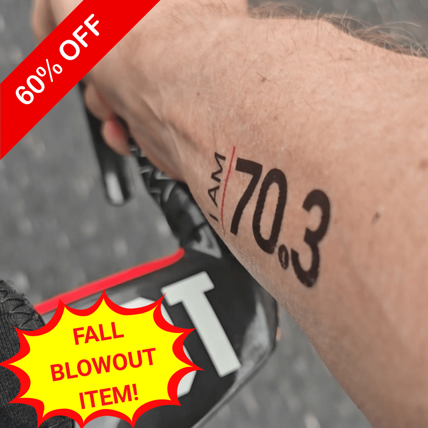 I Am 70.3 Triathlon Tattoo | My Race Tatts